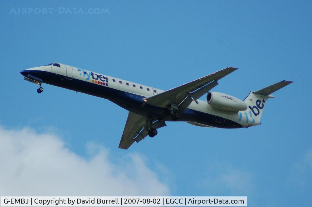 G-EMBJ, 1999 Embraer ERJ-145EU (EMB-145EU) C/N 145134, Flybe - Landing