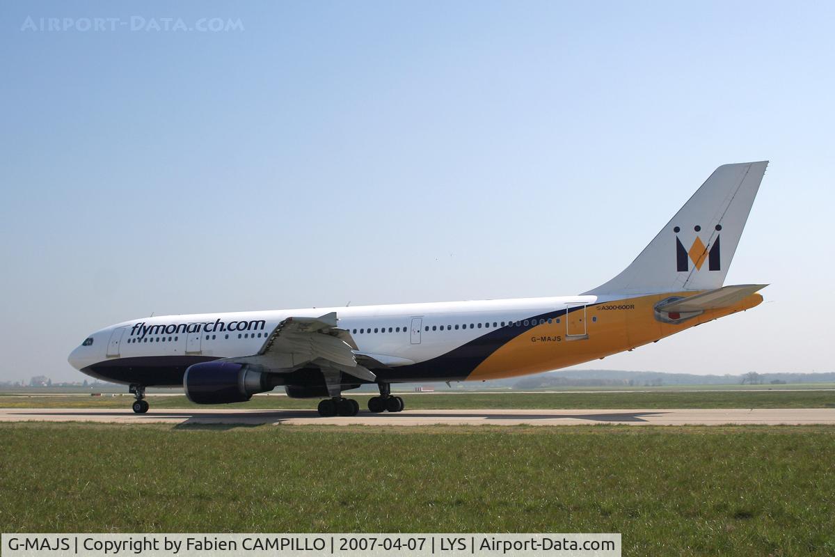 G-MAJS, 1991 Airbus A300B4-605R C/N 604, Monarch