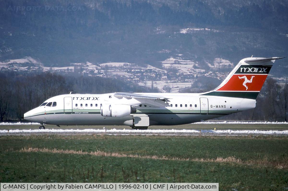 G-MANS, 1987 British Aerospace BAe.146-200 C/N E2088, Manx