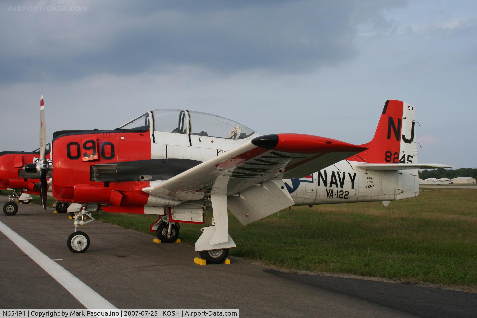 N65491, North American T-28B Trojan C/N 200-316 (138245), North American T-28C