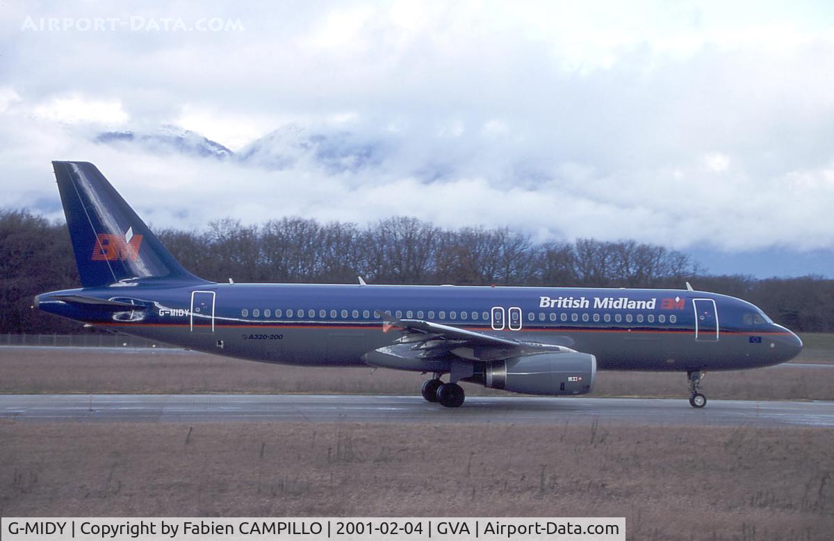 G-MIDY, 1999 Airbus A320-232 C/N 1014, BMI