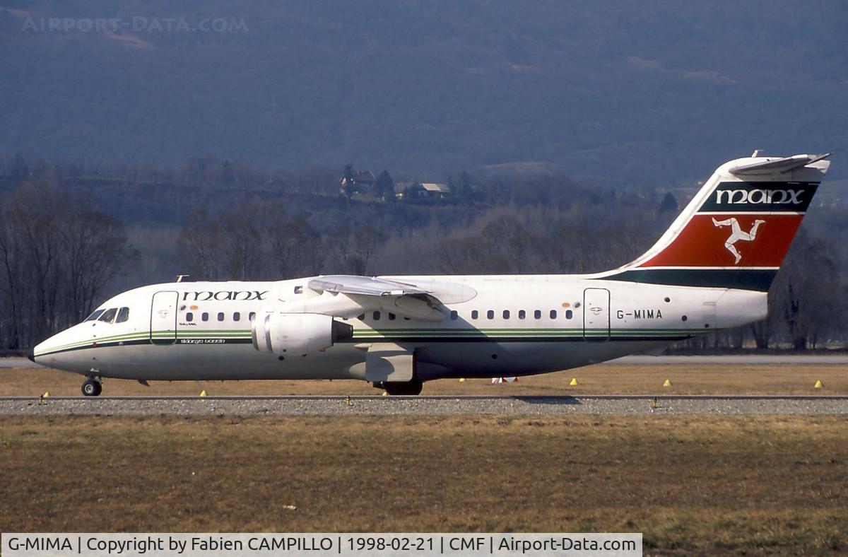 G-MIMA, 1987 British Aerospace BAe.146-200 C/N E2079, Manx