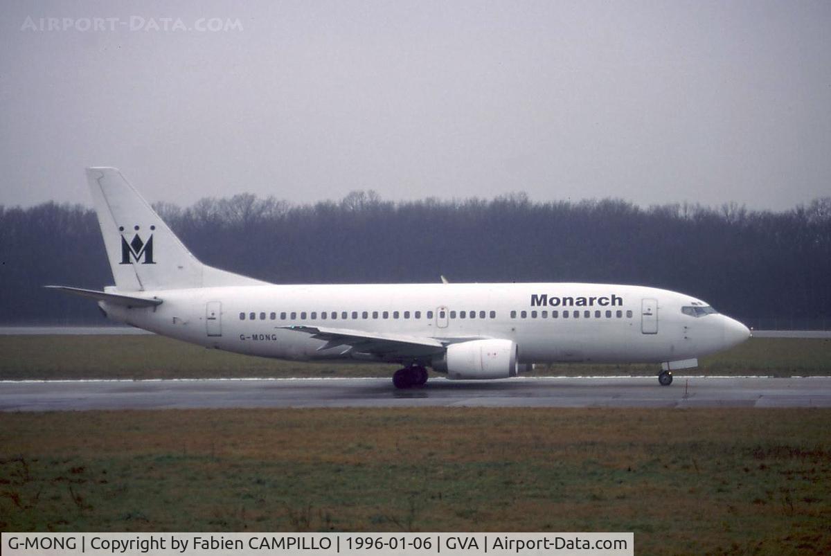 G-MONG, 1986 Boeing 737-3Y0 C/N 23498, Monarch