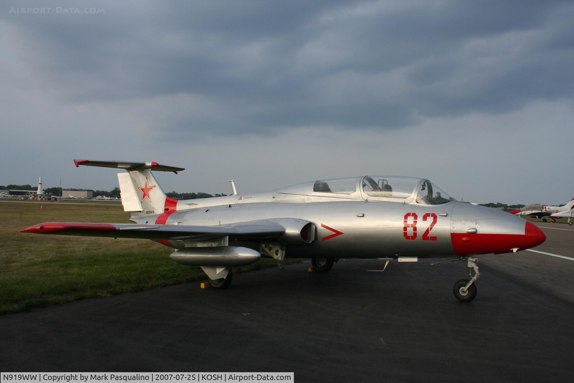 N919WW, 1967 Aero L-29 DELFIN C/N 792383, L-29
