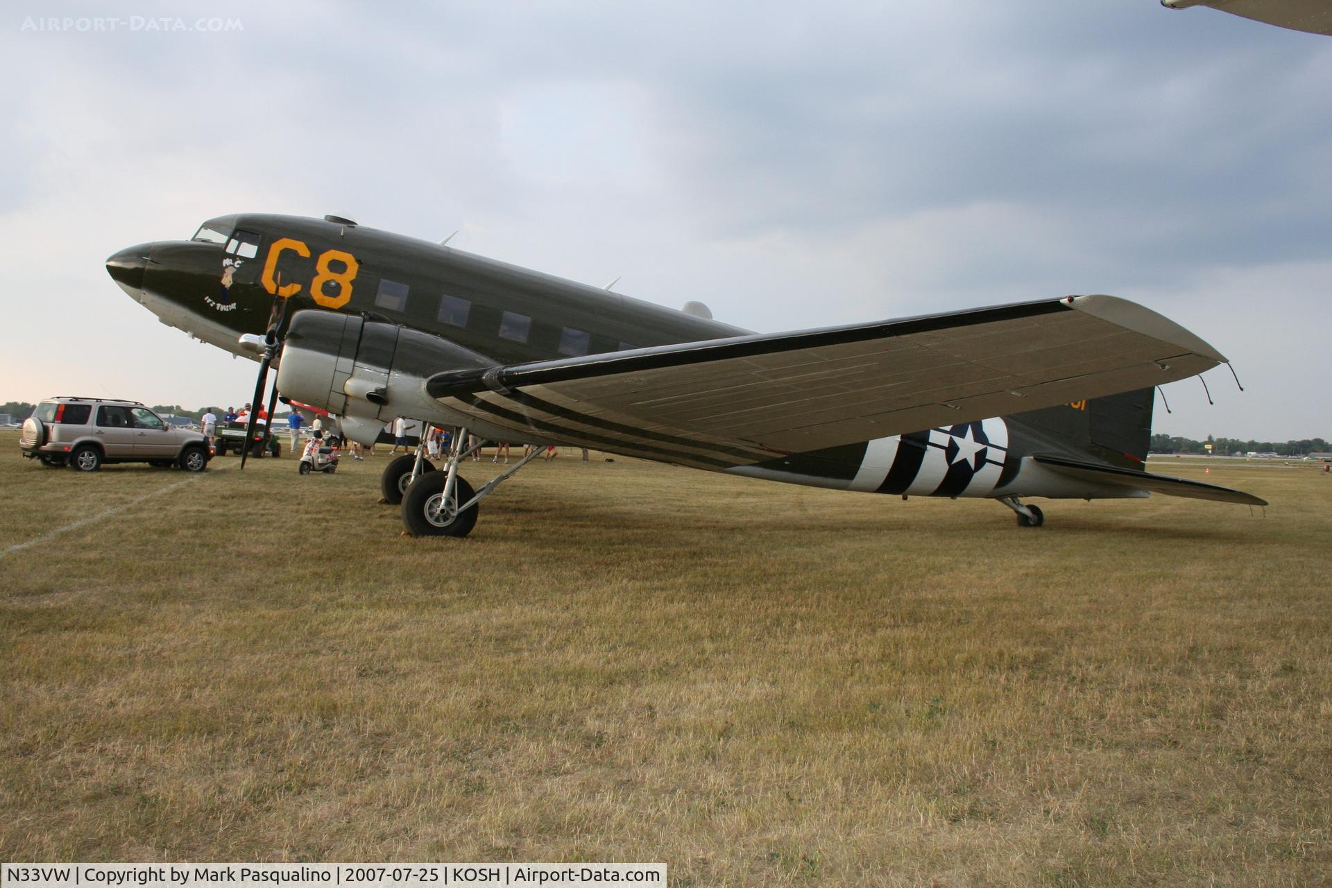 N33VW, 1943 Douglas DC3C-S1C3G (C-47A) C/N 20401, DC-3