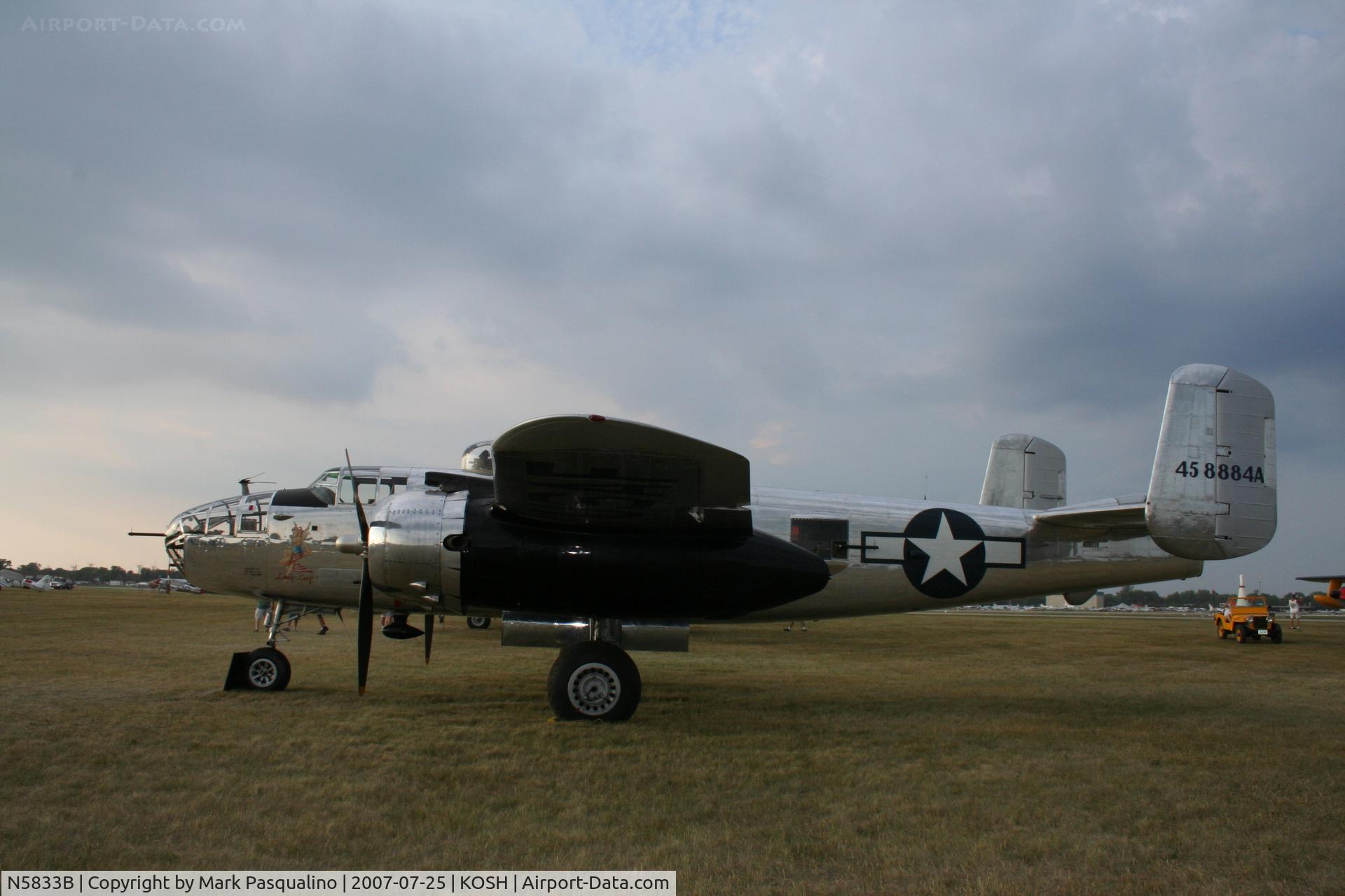 N5833B, 1945 North American B-25J Mitchell Mitchell C/N 108-47735, North American B-25J
