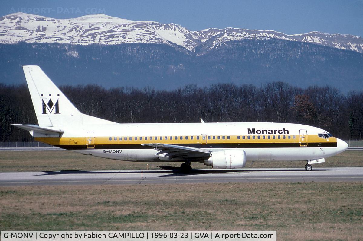 G-MONV, 1991 Boeing 737-33A C/N 25033, Monarch