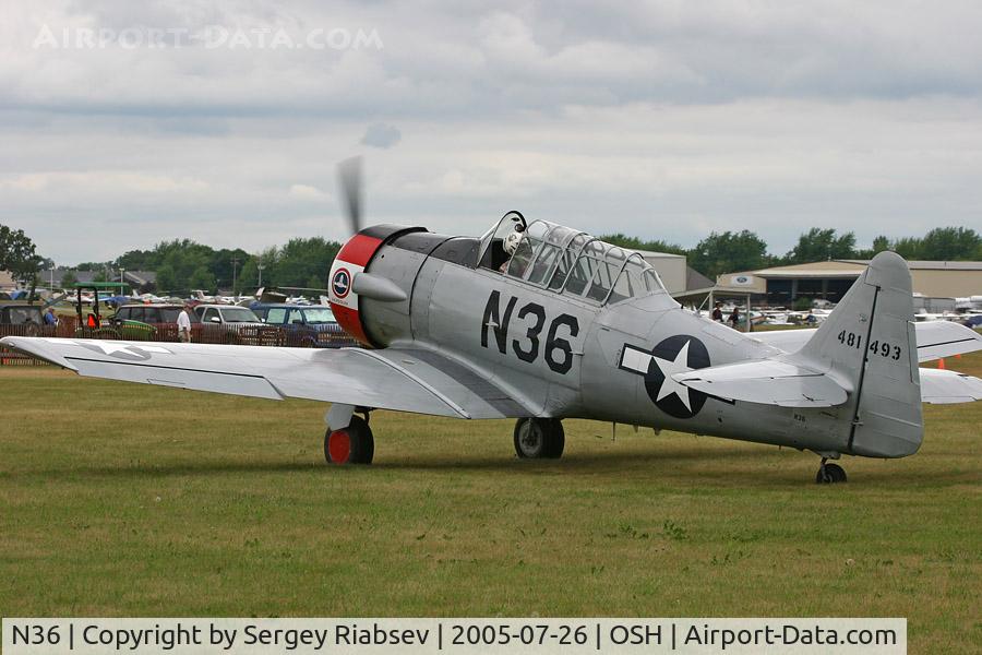 N36, 1944 North American AT-6F Texan C/N 121-42765, EAA AirVenture 2005