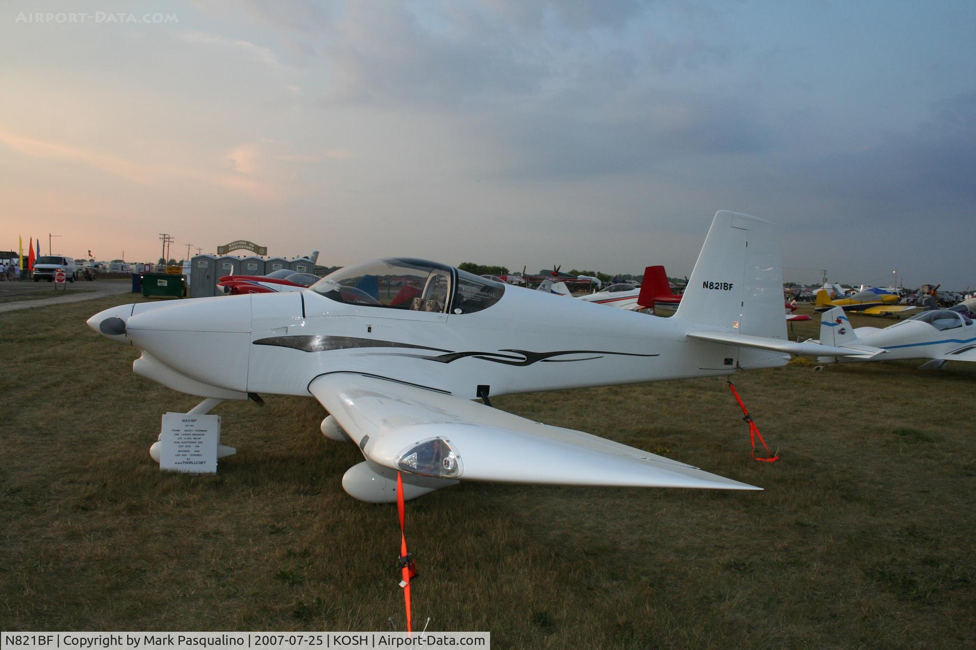 N821BF, 2004 Vans RV-9A C/N 90793, RV-9A