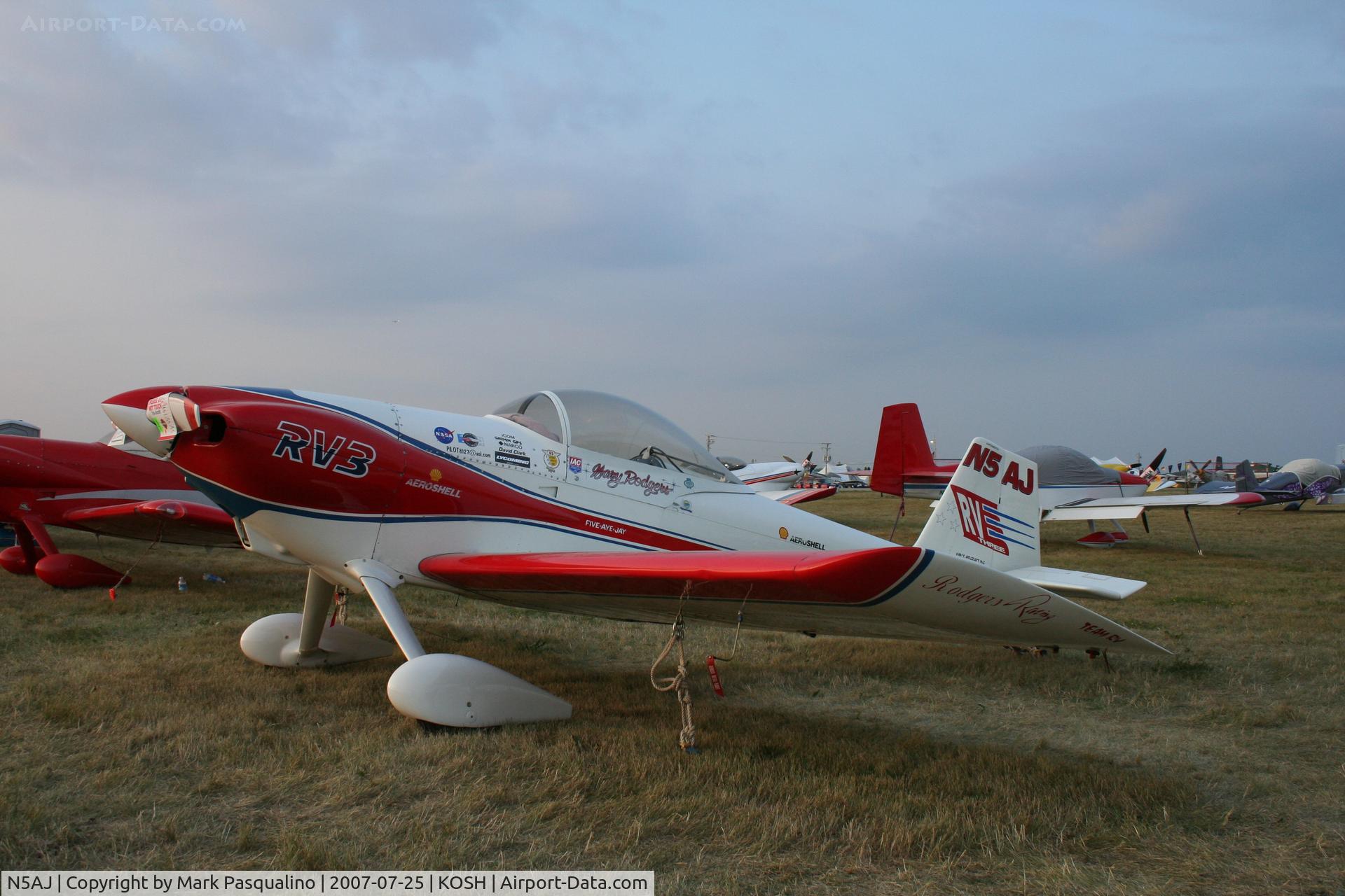 N5AJ, 1986 Vans RV-3A C/N 559, RV-3A