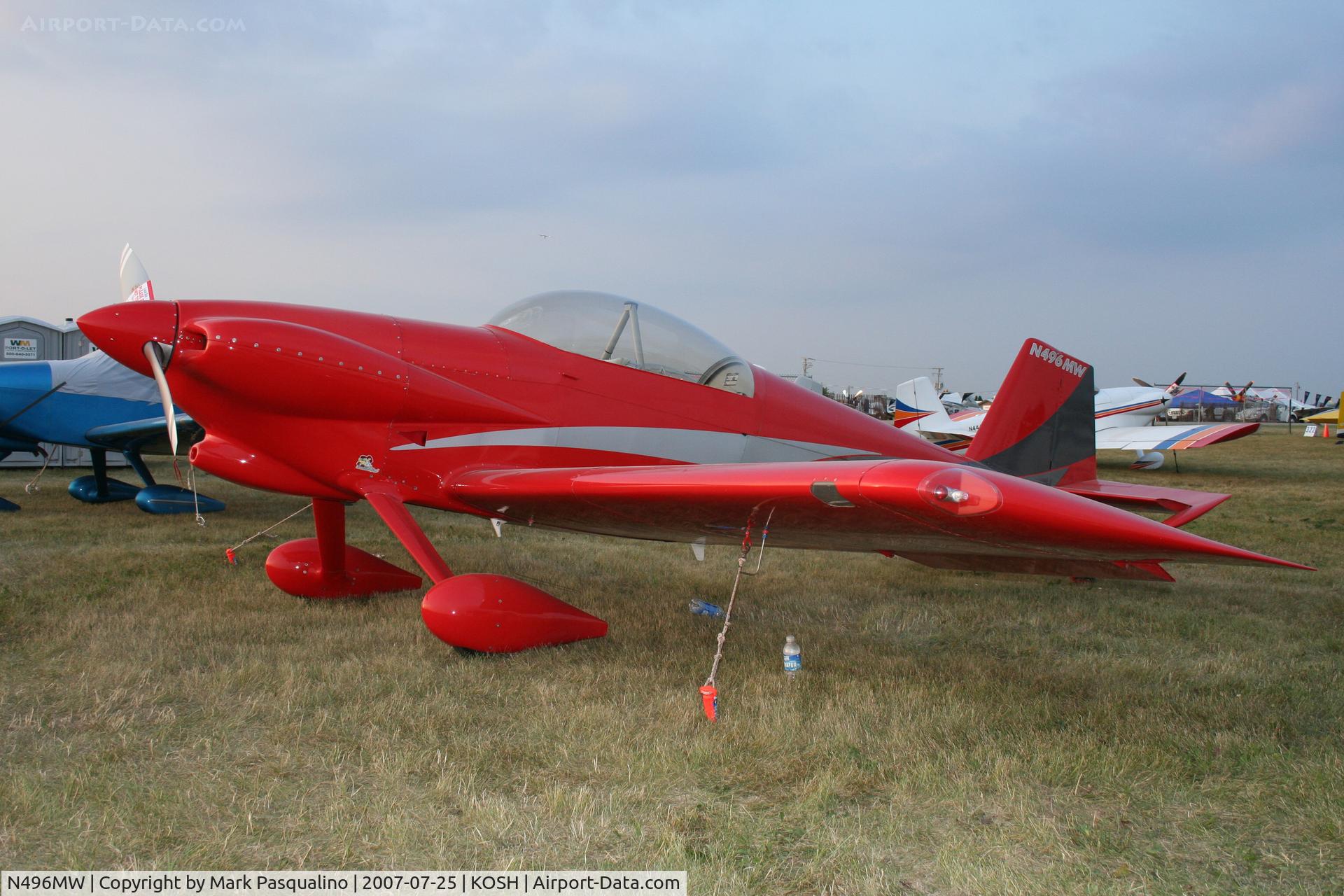 N496MW, 1997 Vans RV-4 C/N 2510, RV-4