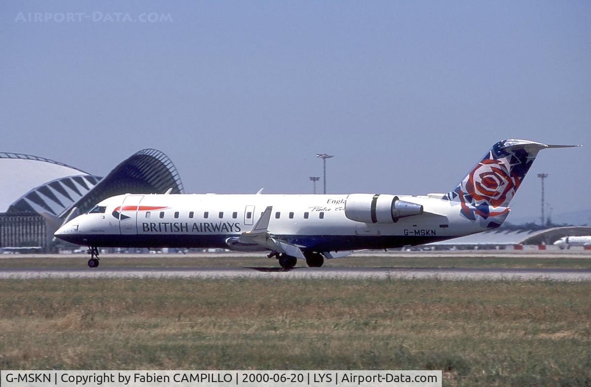 G-MSKN, 1998 Bombardier CRJ-200LR (CL-600-2B19) C/N 7283, British Airways - Maersk Air