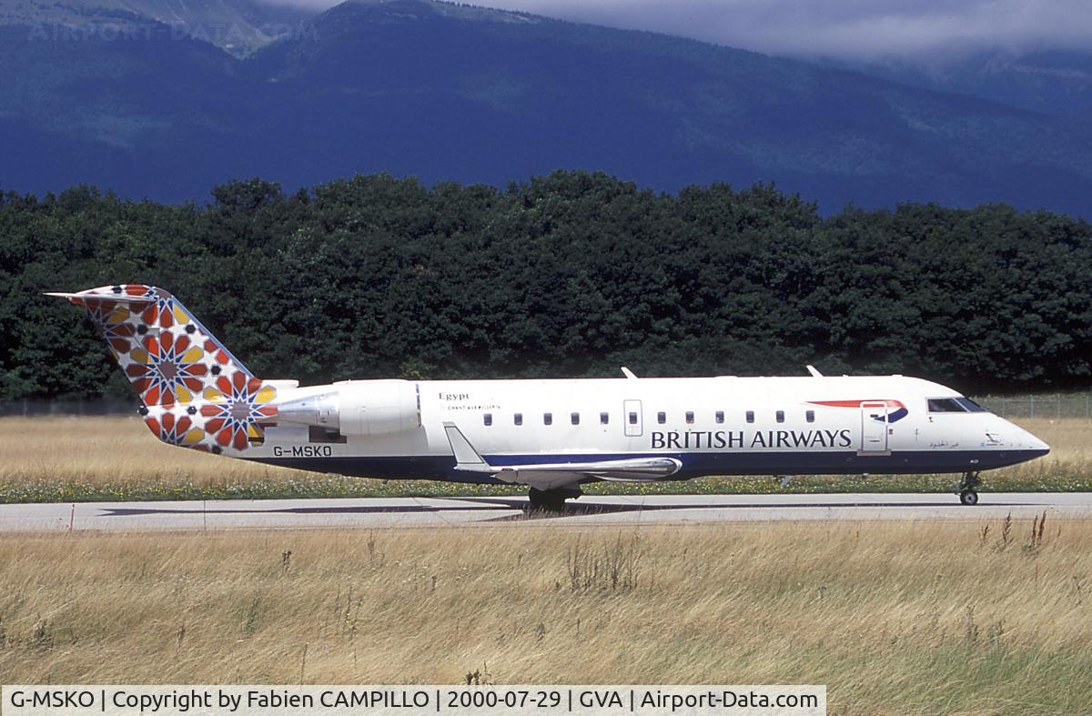 G-MSKO, 1999 Bombardier CRJ-200LR (CL-600-2B19) C/N 7299, British Airways - Maersk Air