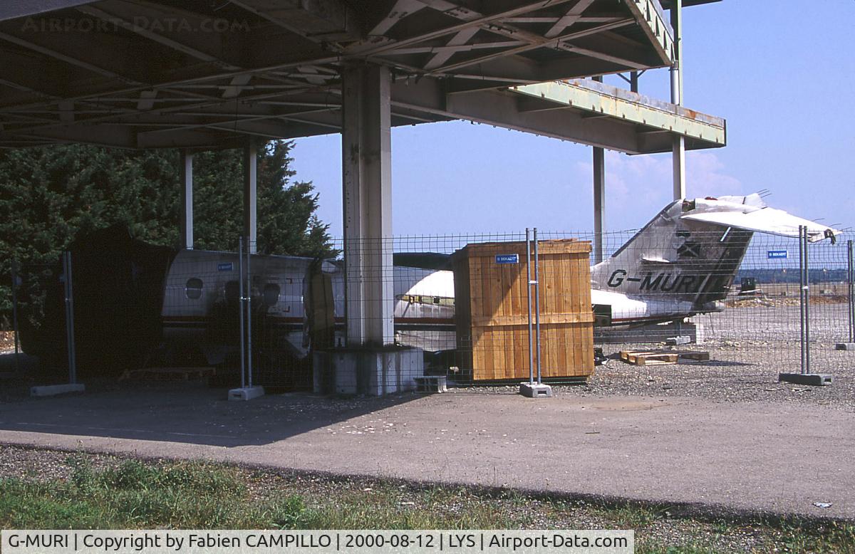 G-MURI, 1988 Gates Learjet 35A C/N 35A-646, Crash at LYS on 2000/05/02 with F1 driver David Coulthard on board.