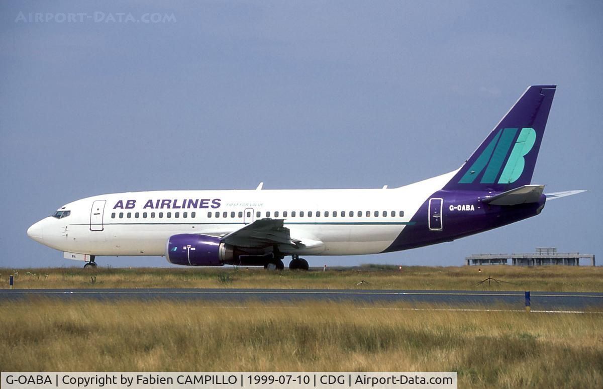 G-OABA, 1989 Boeing 737-33A C/N 24097, AB Airlines