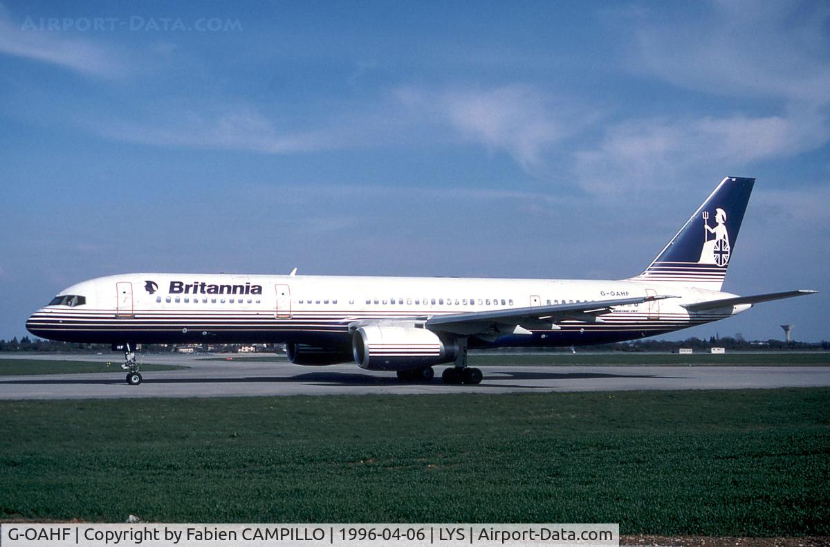 G-OAHF, 1988 Boeing 757-27B C/N 24136, Britannia Airways
