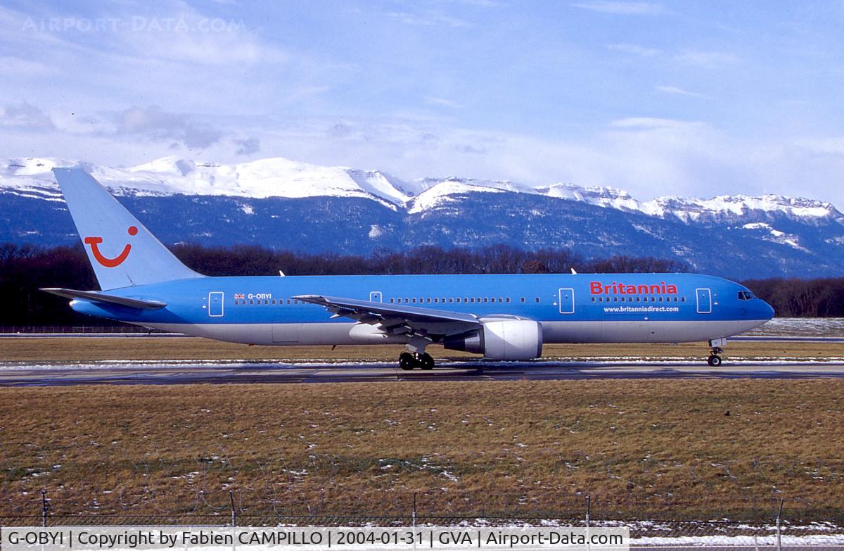 G-OBYI, 2000 Boeing 767-304/ER C/N 29138, Britannia Airways