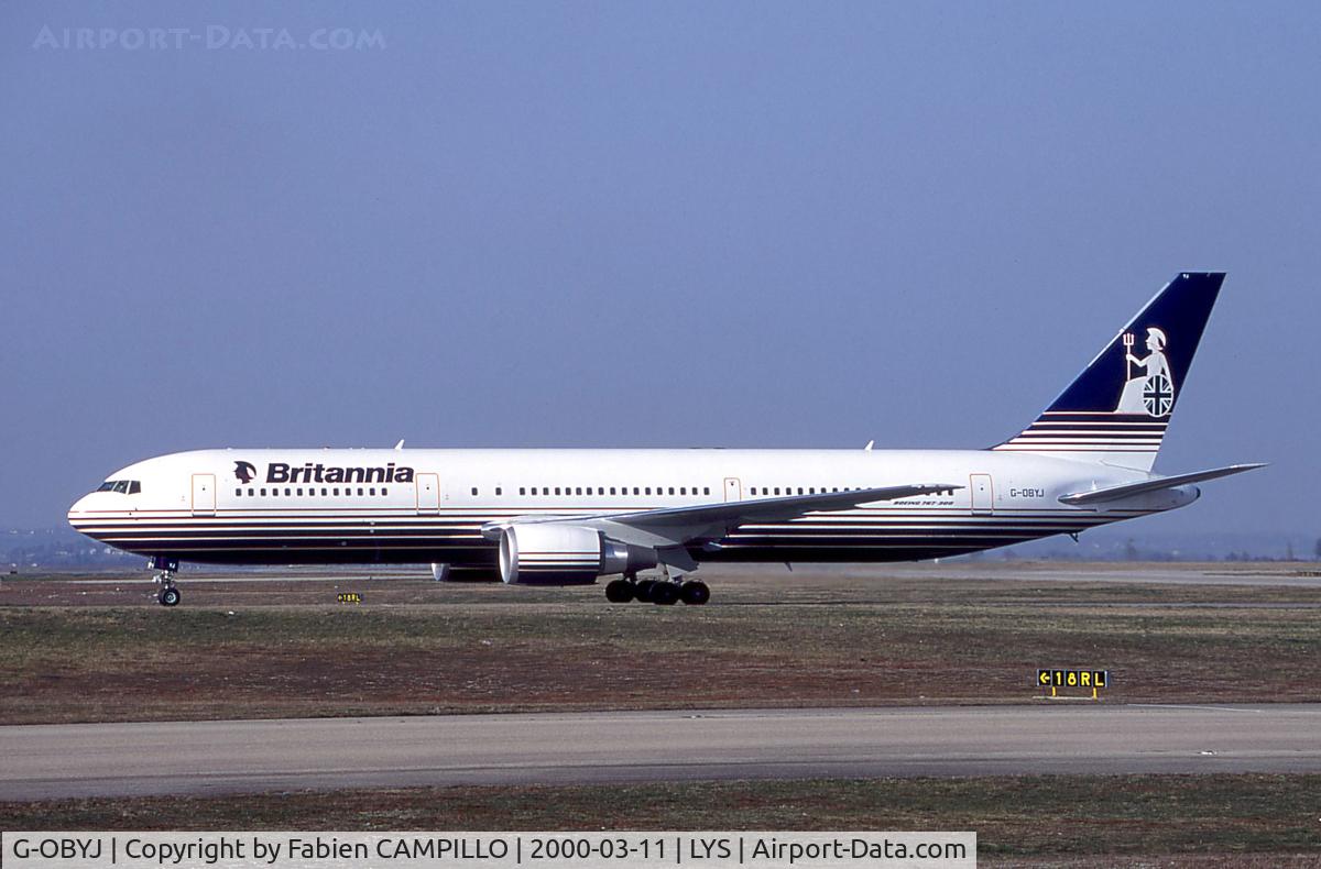 G-OBYJ, 2000 Boeing 767-304 C/N 29384, Britannia Airways