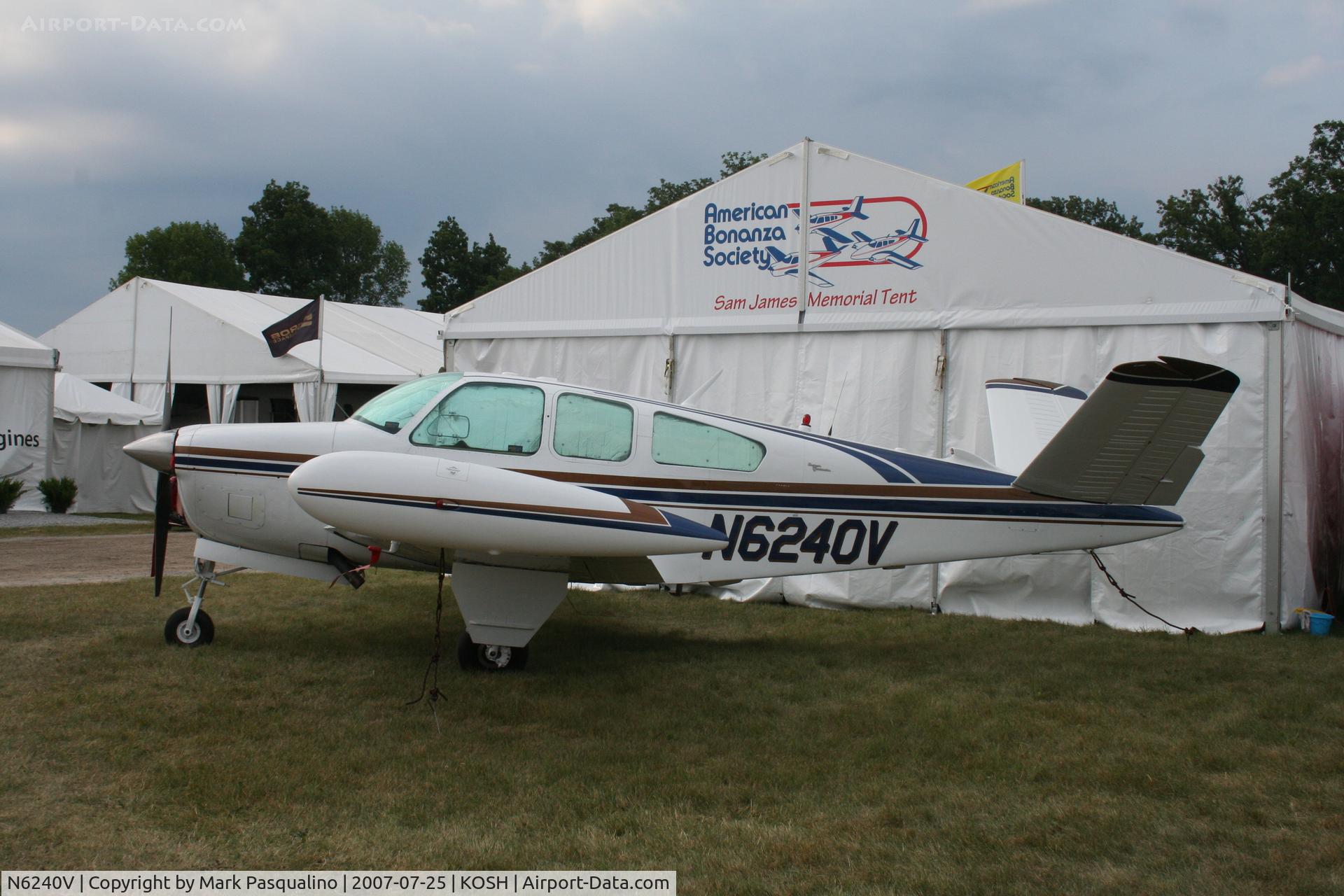 N6240V, 1967 Beech V35A Bonanza C/N D-8628, Beech V35A