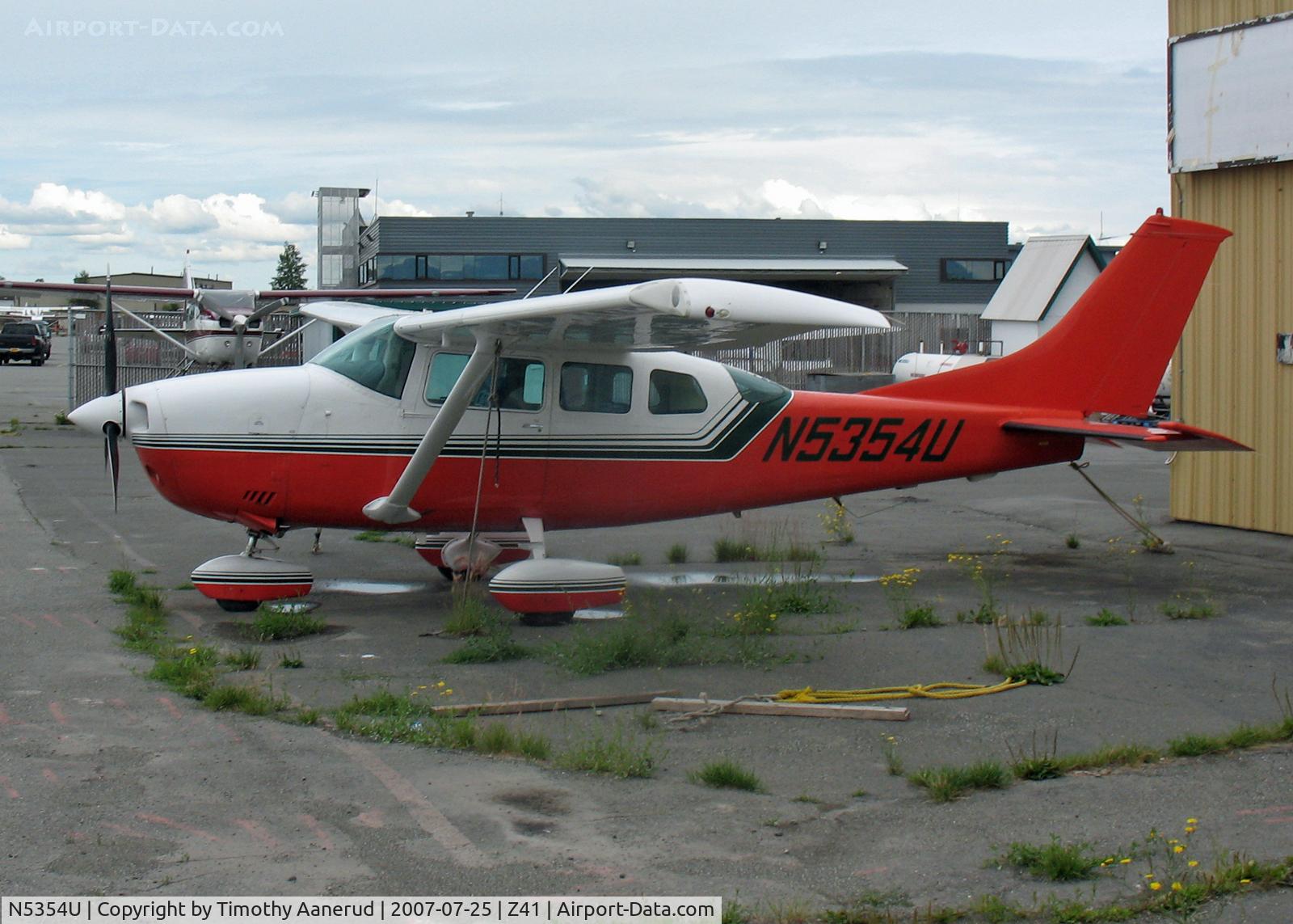 N5354U, 1979 Cessna U206G Stationair C/N U20605235, Tied down by Lake Hood
