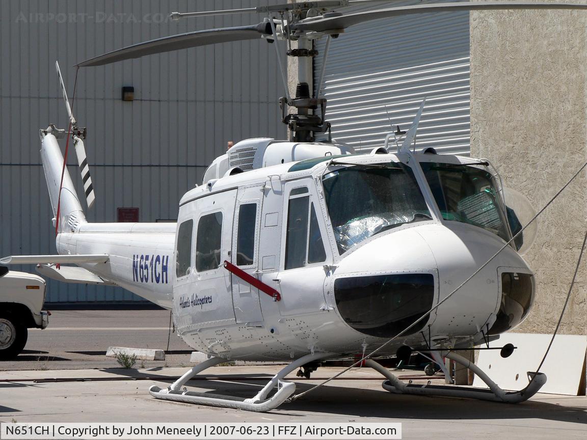 N651CH, 1965 Bell UH-1H Iroquois C/N 5161, Atlantis Helicopters titles