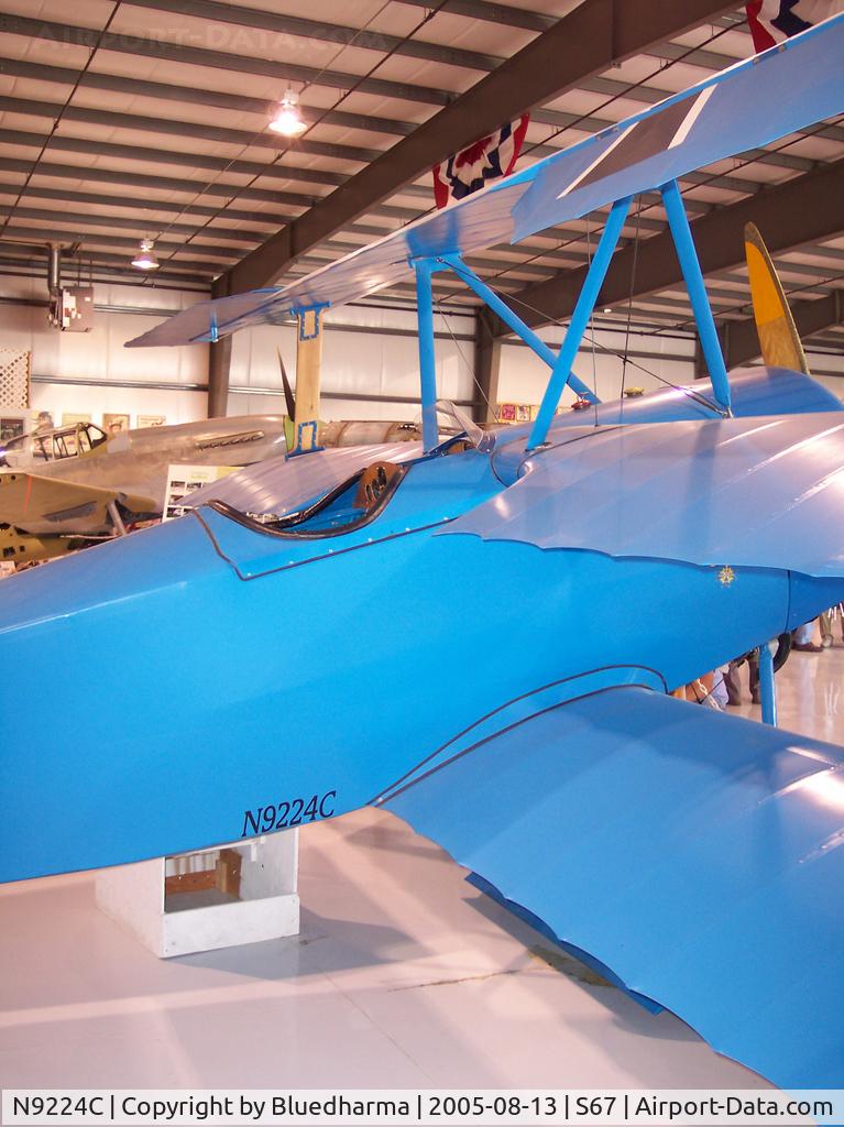 N9224C, 1996 Fullmer Max BLUE MAX TRI-PLANE C/N 2896, On Display