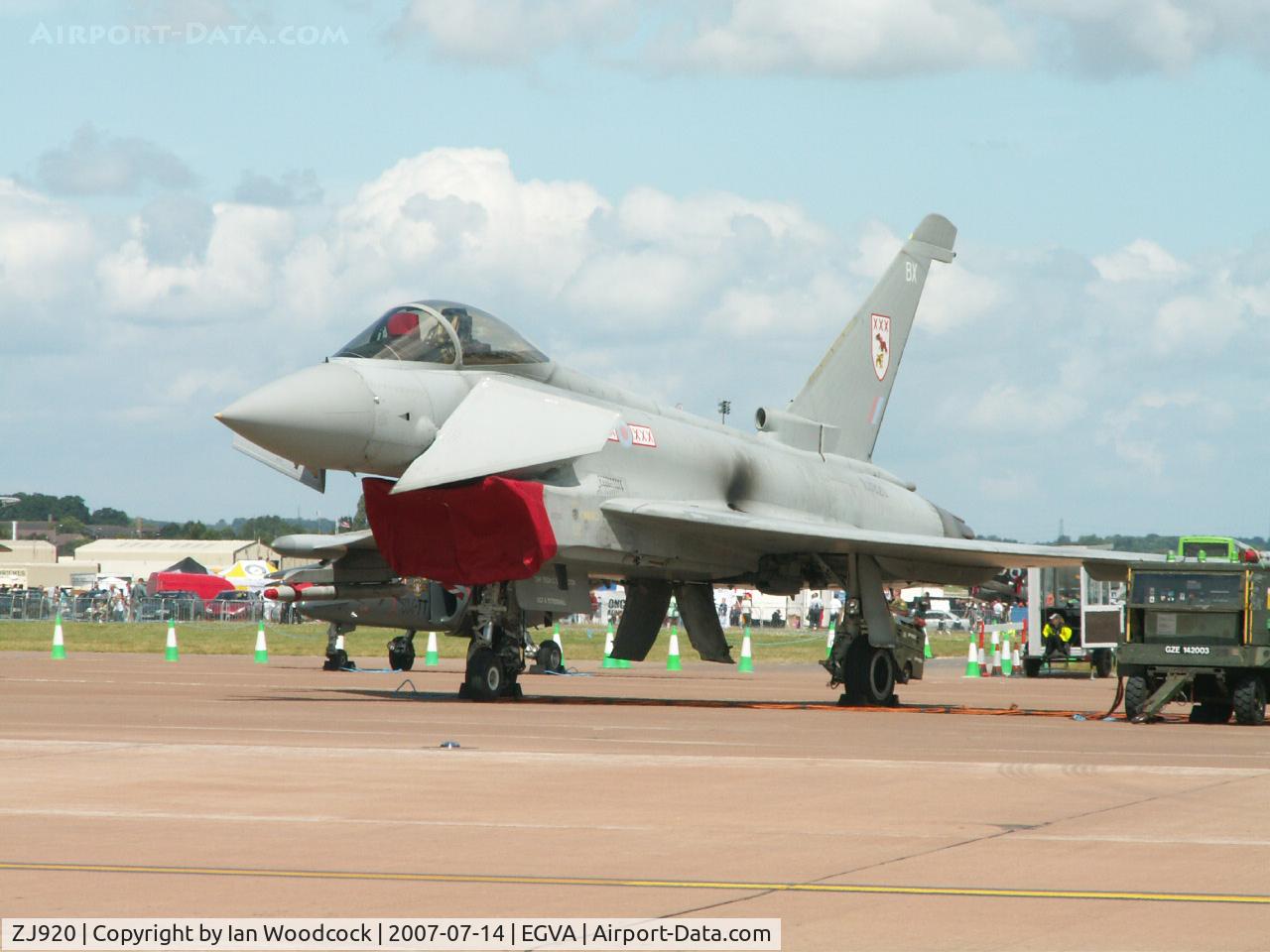 ZJ920, 2005 Eurofighter EF-2000 Typhoon FGR4 C/N 0067/BS011, Typhoon F2/29 Sqn RAF/RIAT Fairford