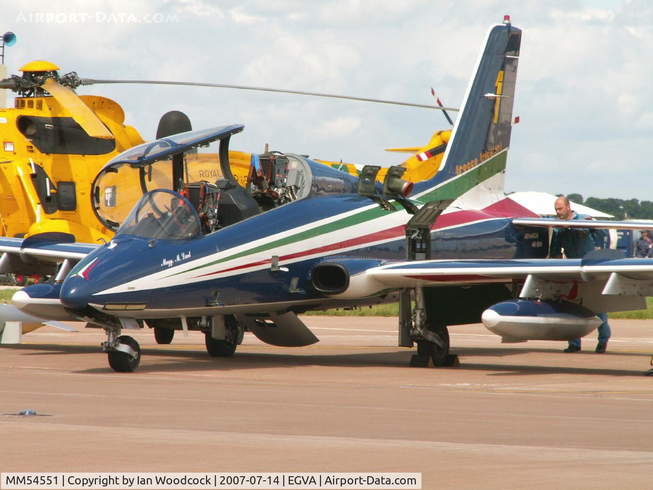MM54551, Aermacchi MB-339PAN C/N 6772/167/AD018, MB-339A/Frecce Tricolri (1)/RIAT Fairford