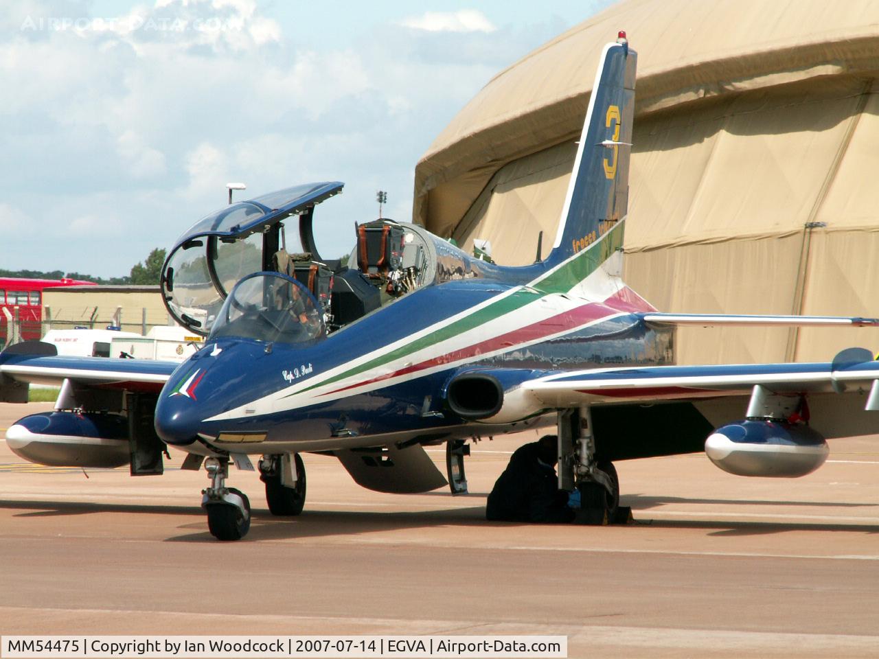 MM54475, Aermacchi MB-339MB C/N 6670, MB-339A/Frecce Tricolri (3)/RIAT Fairford