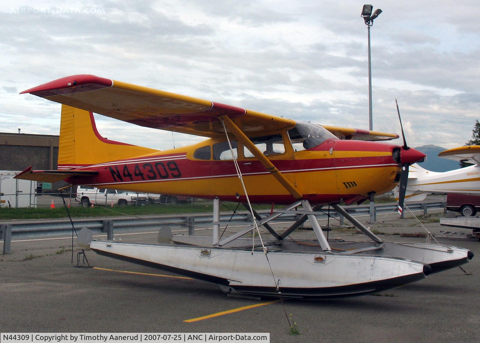 N44309, 1978 Cessna A185F Skywagon 185 C/N 18503486, General Aviation Parking area at Anchorage International