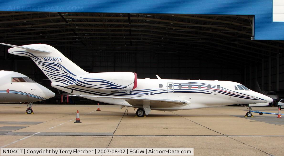 N104CT, 2007 Cessna 750 Citation X Citation X C/N 750-0275, Attractive colour scheme on this C750