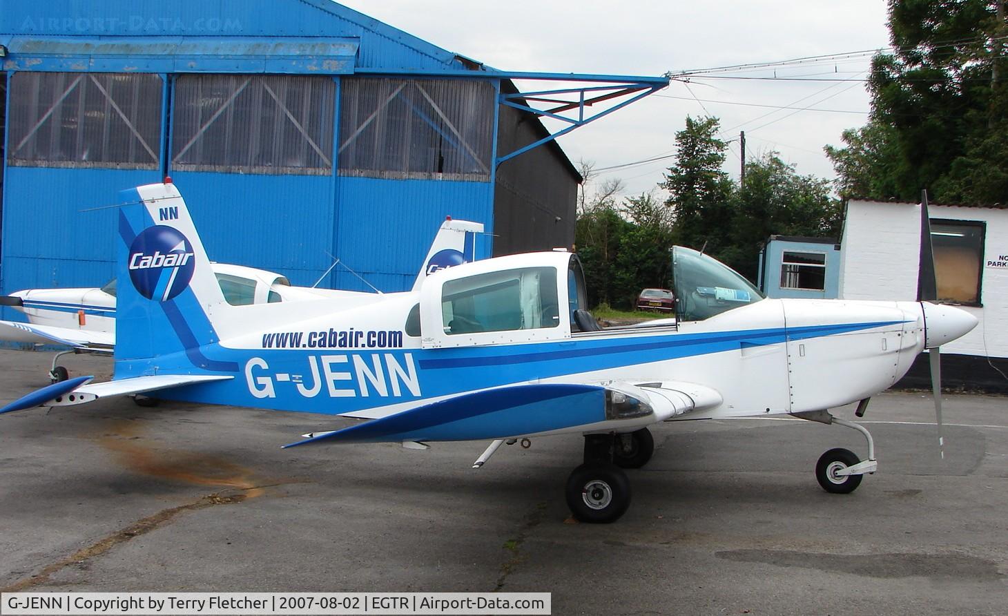 G-JENN, 1979 Gulfstream American AA-5B Tiger Tiger C/N AA5B-1187, Grumman AA-5B