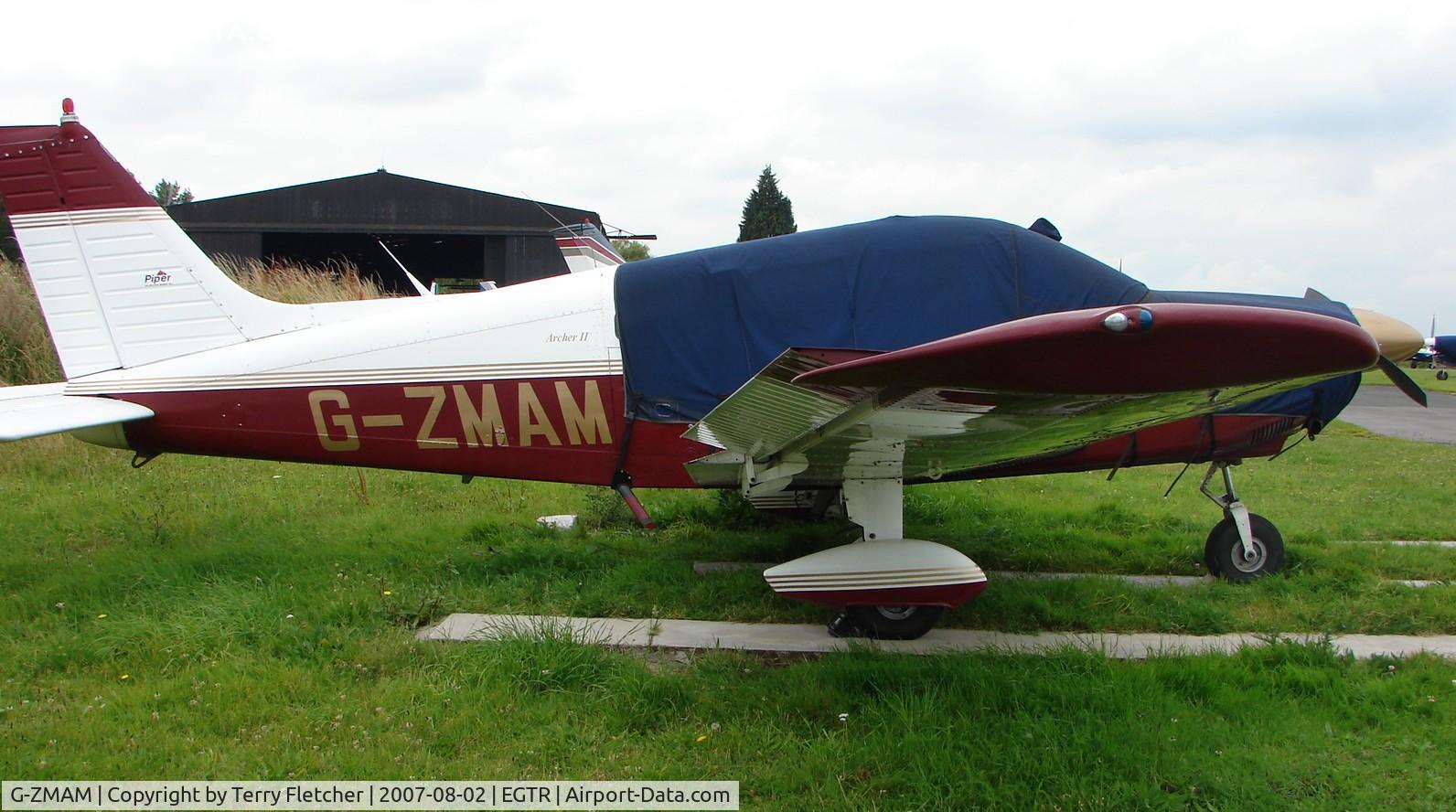 G-ZMAM, 1978 Piper PA-28-181 Cherokee Archer II C/N 28-7890059, Pa28-181