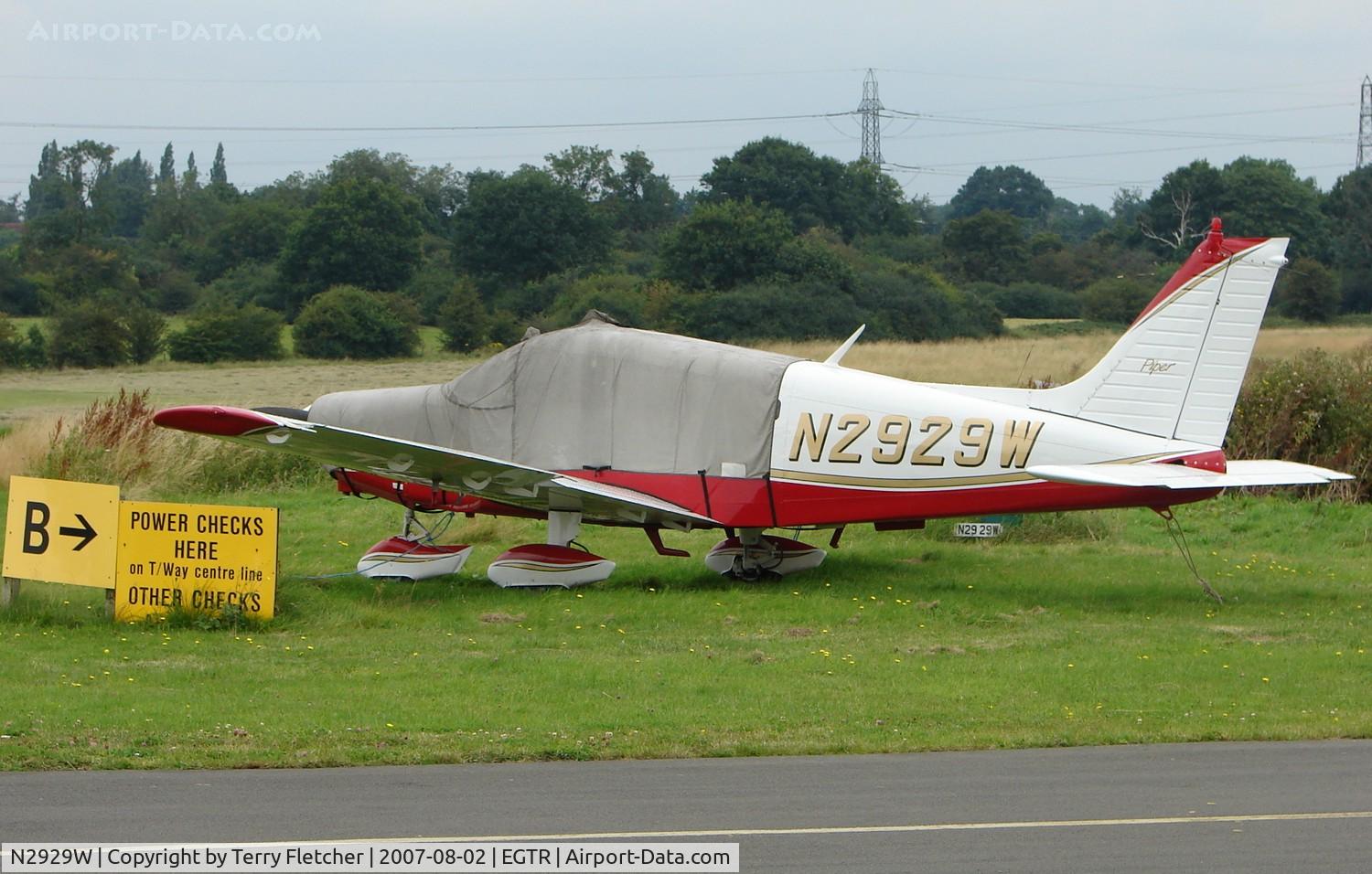 N2929W, 1974 Piper PA-28-151 Cherokee Warrior C/N 28-7415457, Pa-28-151