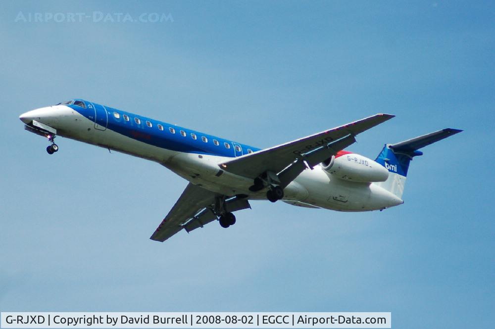 G-RJXD, 2000 Embraer EMB-145EP (ERJ-145EP) C/N 145207, BMI - Landing