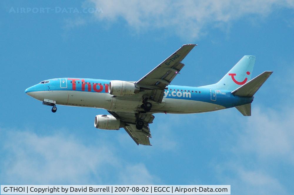 G-THOI, 1998 Boeing 737-36Q C/N 29327, Thomson - Landing