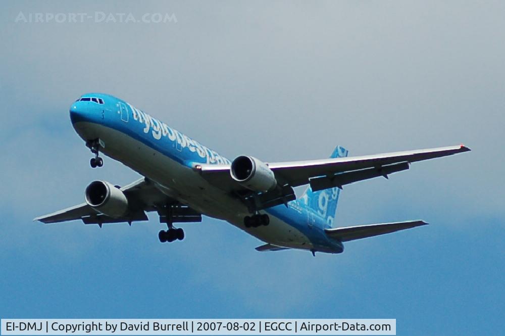 EI-DMJ, 1995 Boeing 767-306/ER C/N 27958, Globespan -Landing
