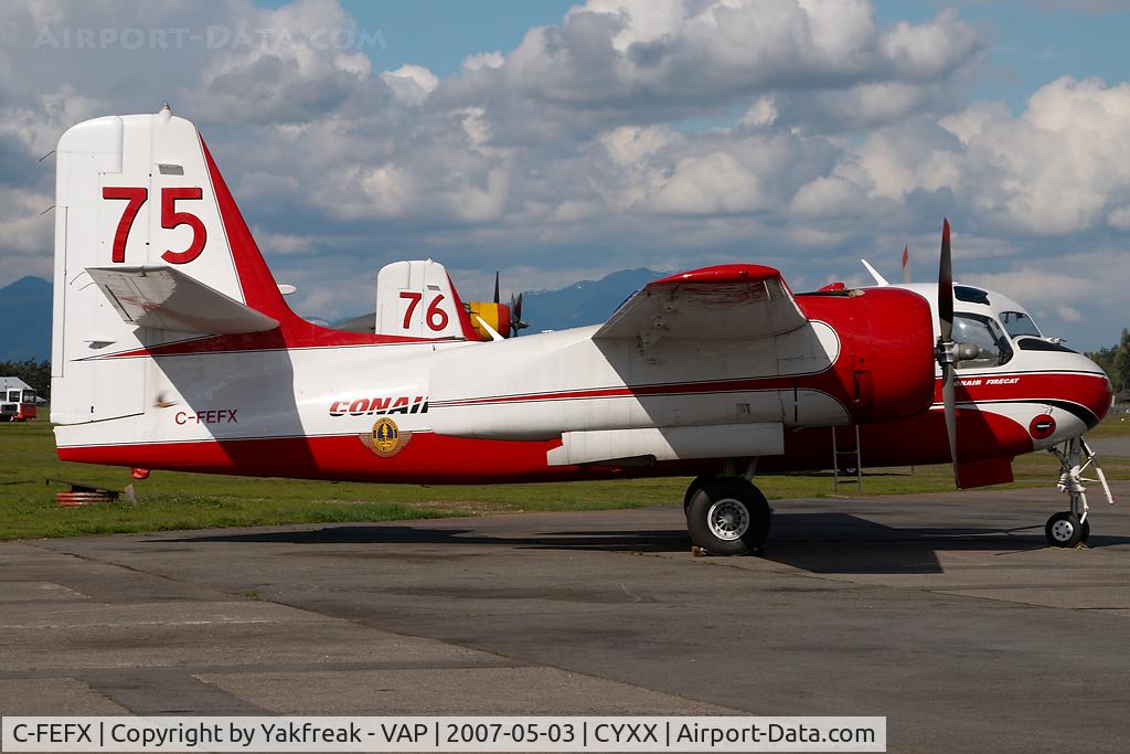 C-FEFX, 1958 Grumman (Conair) S-2 Firecat (G-89) C/N 031 (136618 MSN 527), Conair Firecat