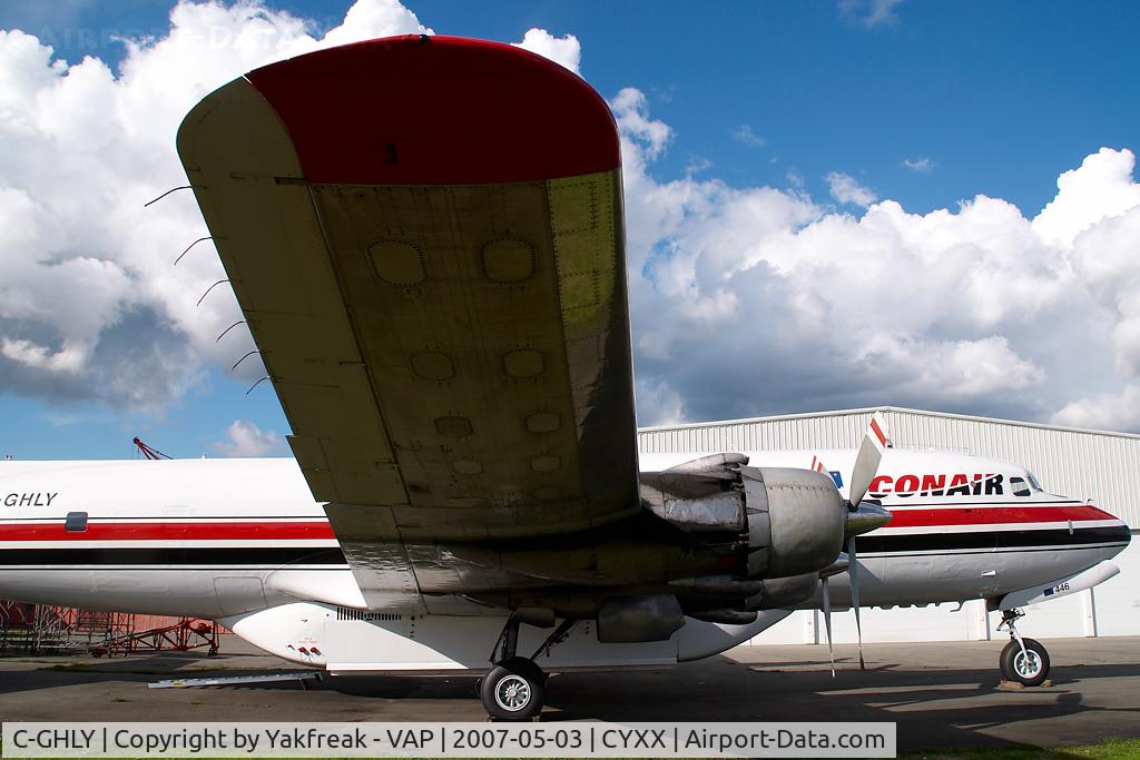 C-GHLY, 1958 Douglas DC-6B (C-118) C/N 45501, Conair DC6