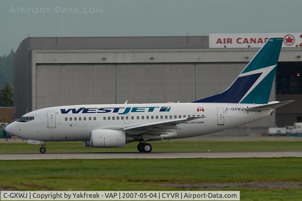 C-GXWJ, 2006 Boeing 737-6CT C/N 35570, Westjet Boeing 737-600