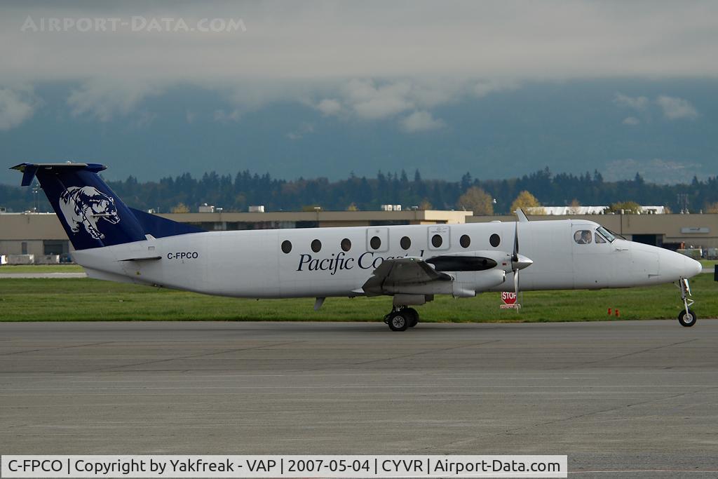 C-FPCO, 1986 Beech 1900C C/N UB-52, Pacific Coastal Beech 1900