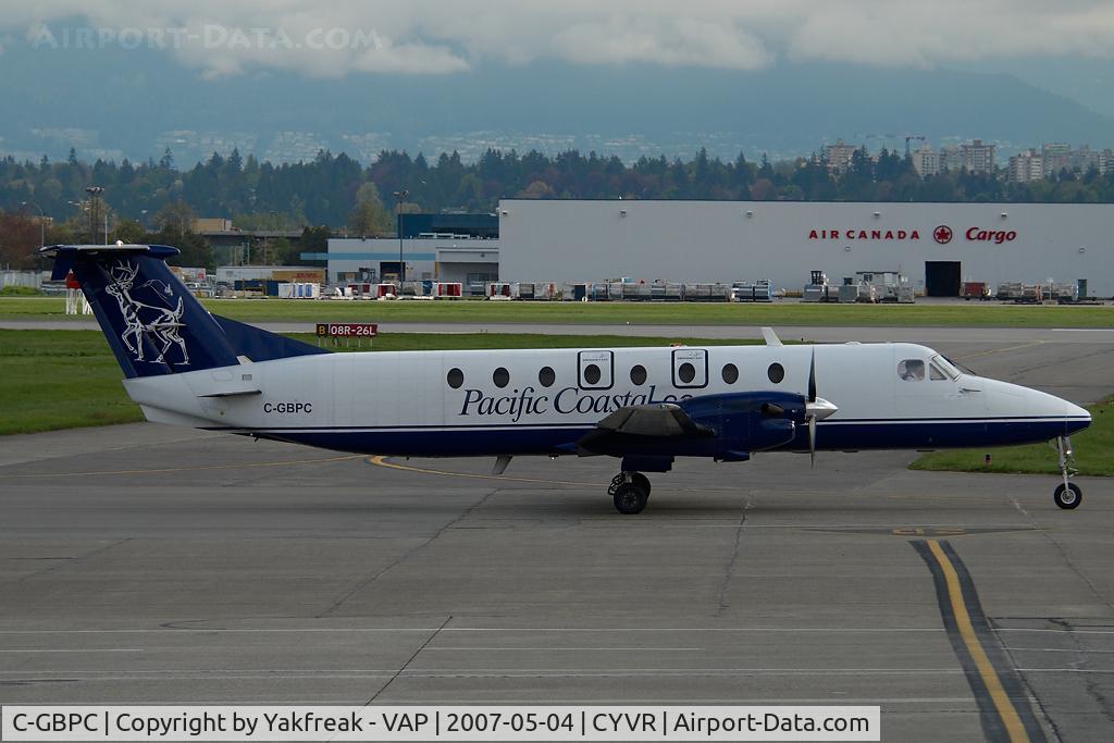 C-GBPC, 1985 Beech 1900C C/N UB-43, Pacific Coastal Beech 1900