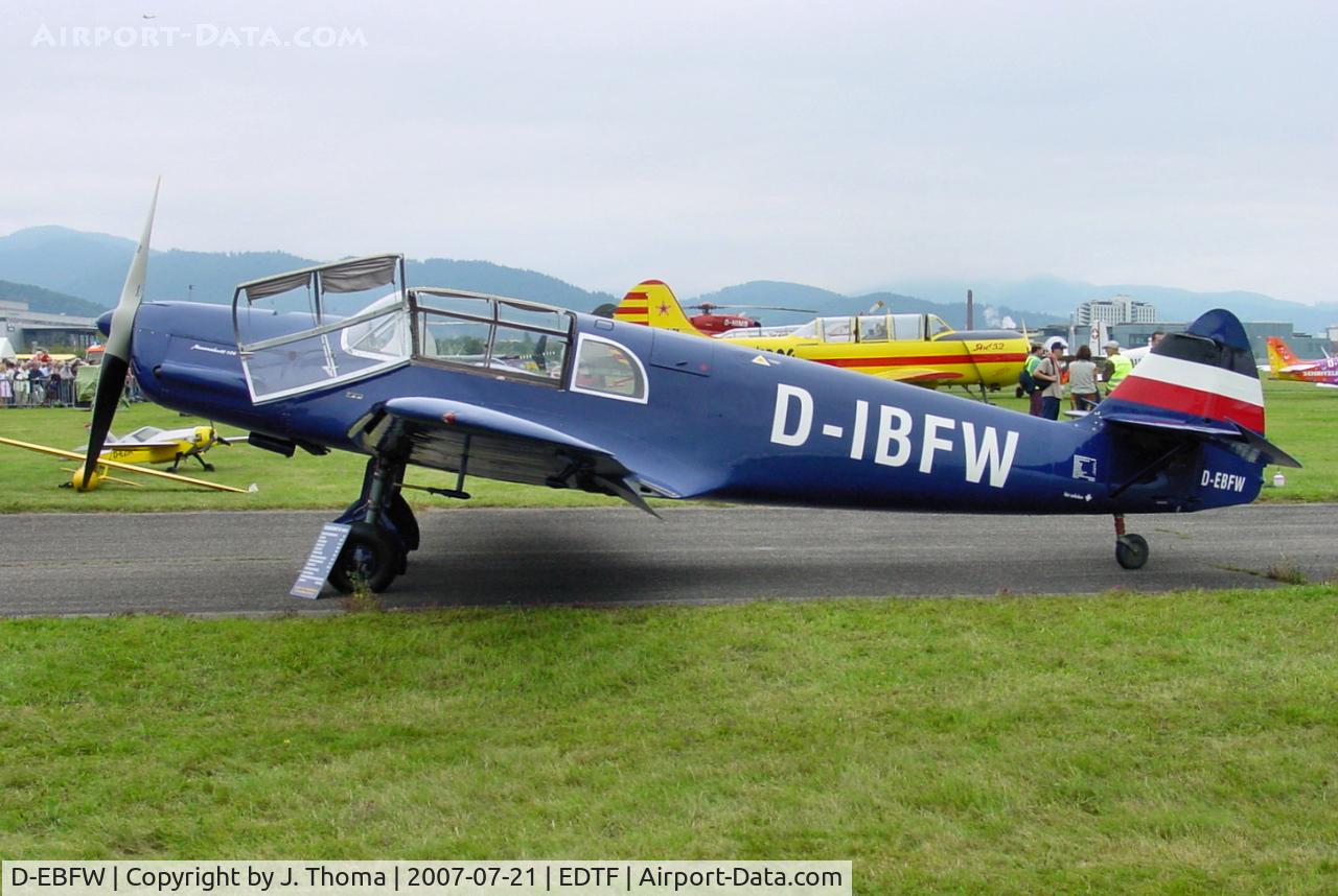 D-EBFW, 1937 Messerschmitt Bf-108 Taifun C/N 1561, Messerschmitt BF-108 Taifun