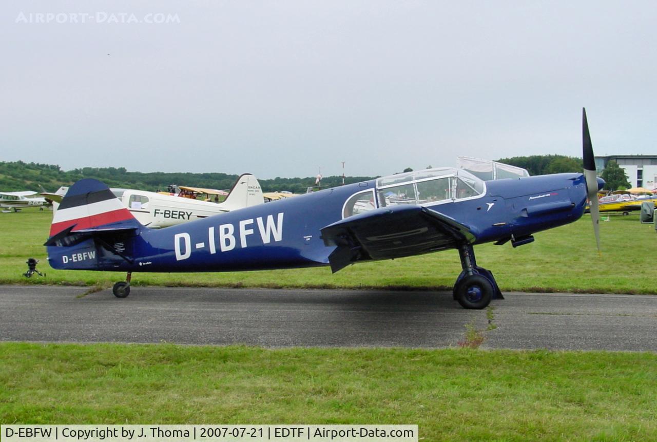 D-EBFW, 1937 Messerschmitt Bf-108 Taifun C/N 1561, Messerschmitt BF-108 Taifun