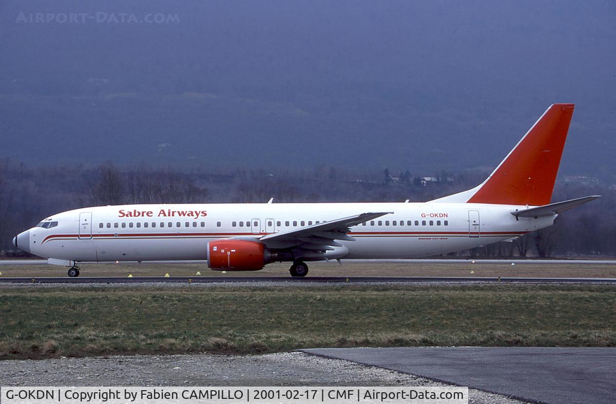 G-OKDN, 1998 Boeing 737-8Q8 C/N 28226, Sabre Airways