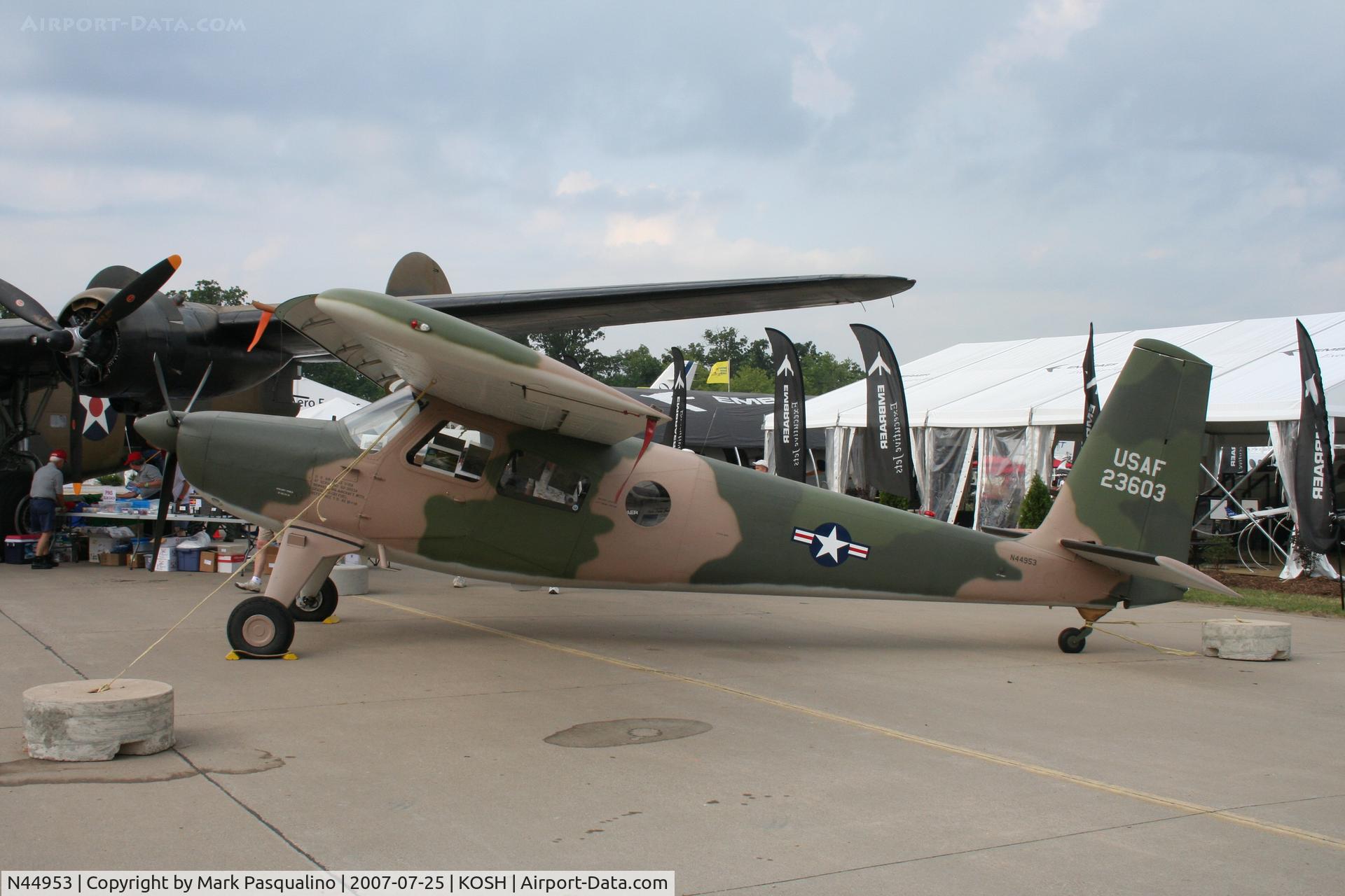 N44953, 1961 Helio H-295/U-10A Super Courier C/N 532, Helio U-10B