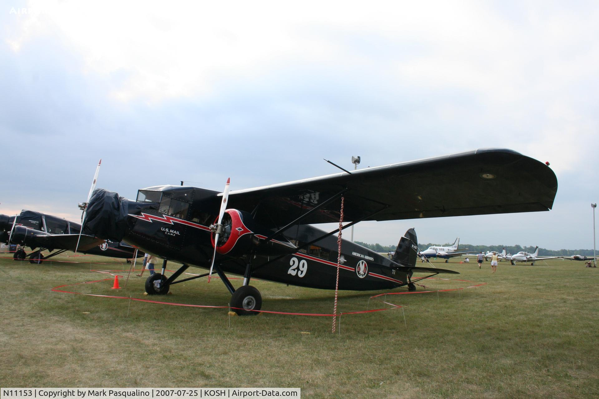 N11153, 1931 Stinson SM-6000-B C/N 5021, Stinson SM-6000-B