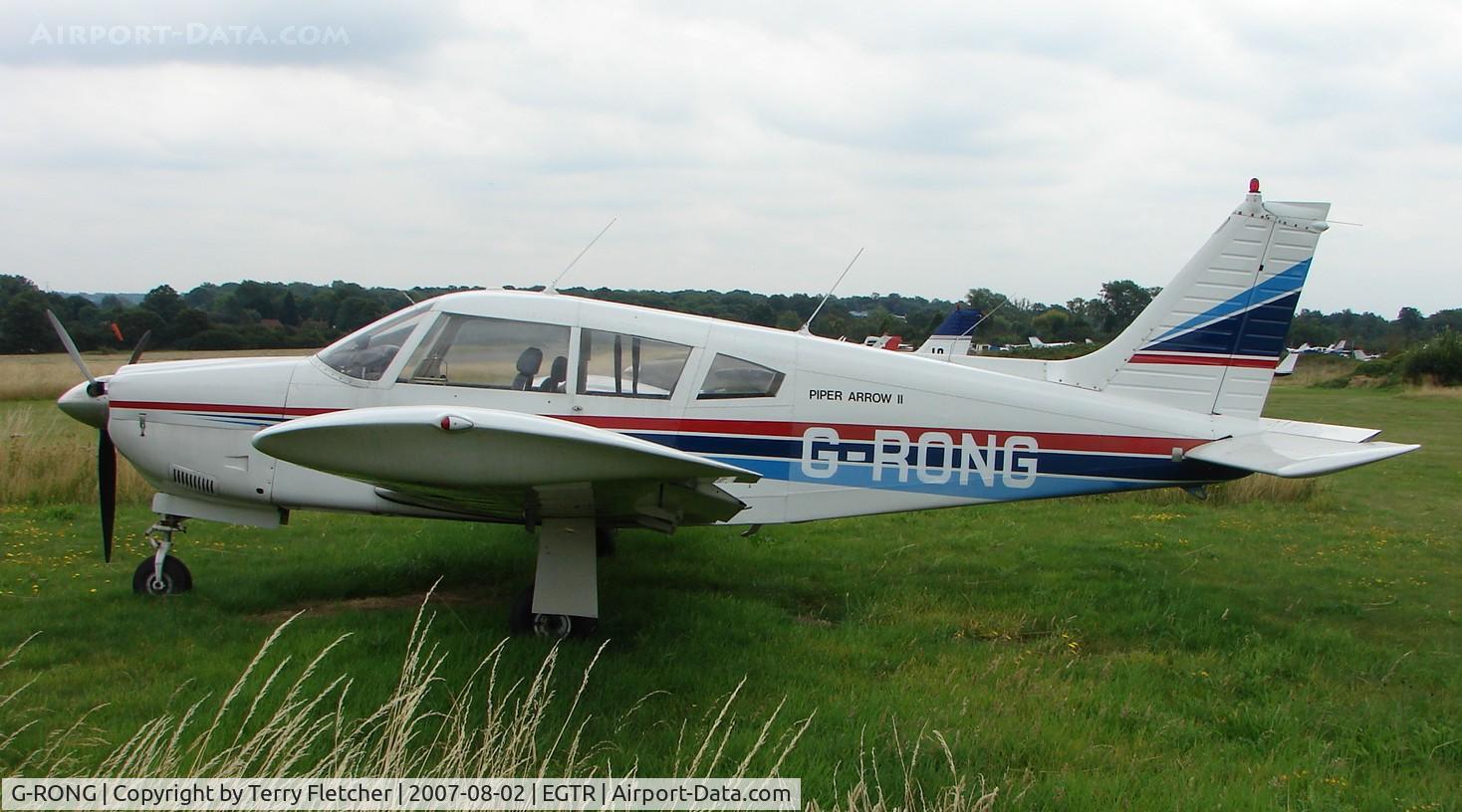 G-RONG, 1973 Piper PA-28R-200 Cherokee Arrow II C/N 28R-7335148, Pa-28R-200