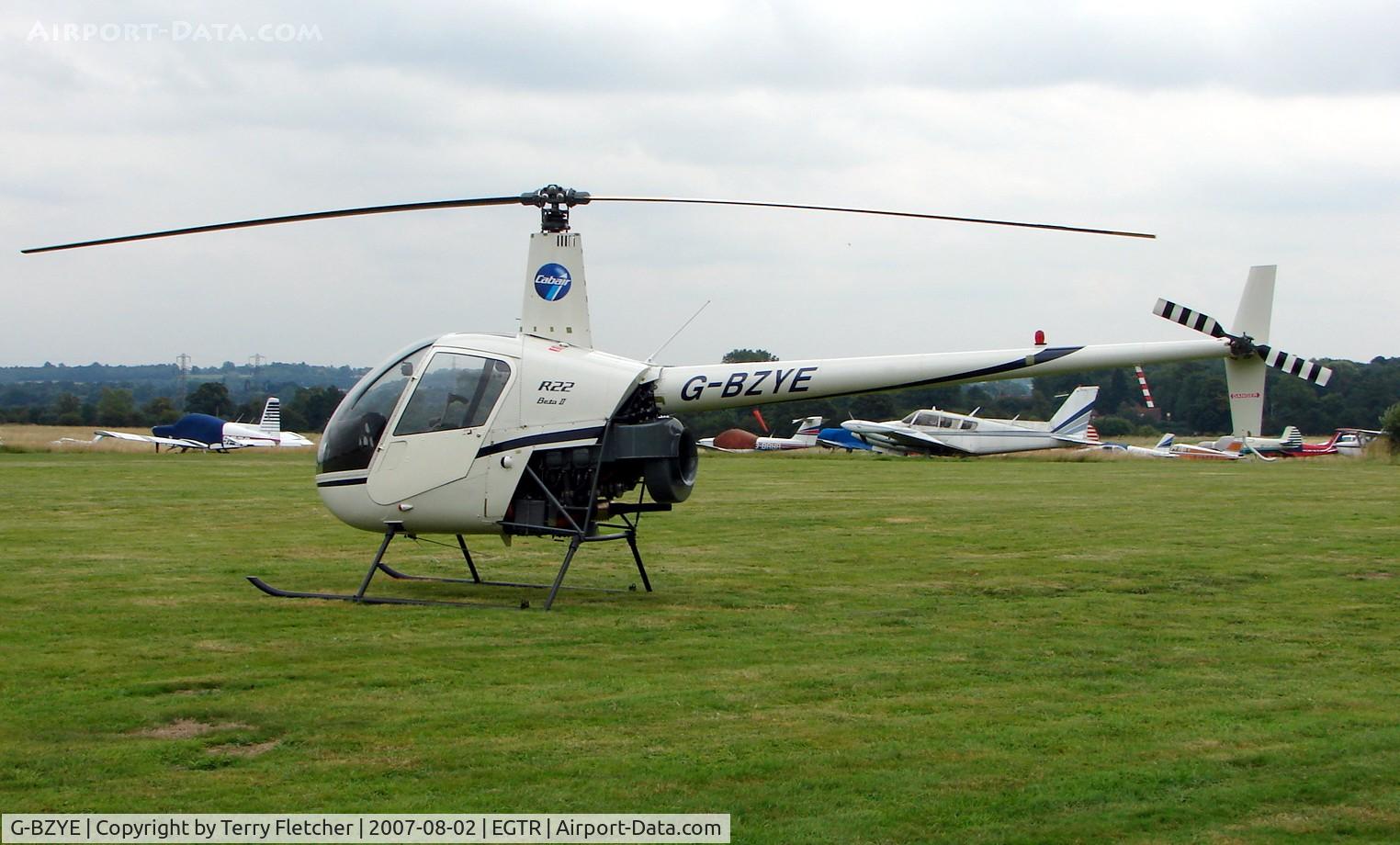 G-BZYE, 2001 Robinson R22 Beta C/N 3231, Robinson R22 Beta
