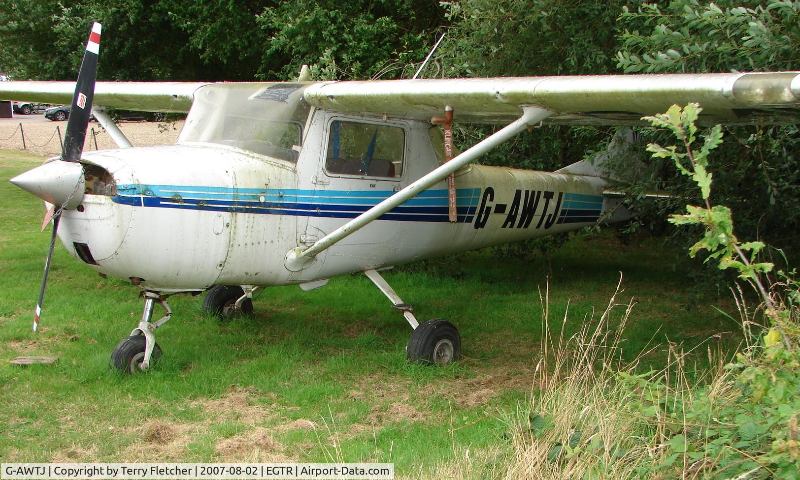 G-AWTJ, 1968 Reims F150J C/N 0419, Parked in the hedgerow !!!   PWFU ?